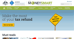 Desktop Screenshot of moneysmart.gov.au